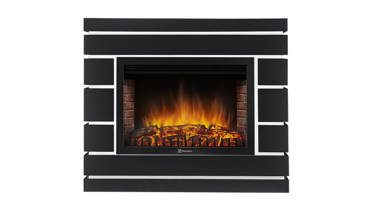 Портал Firelight Moderno 30 шпон чёрный дуб